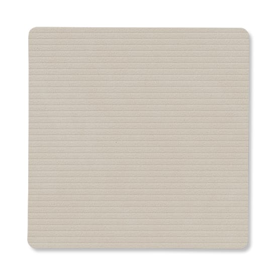 Corduroy glasunderlägg square - Oyster White - LIND DNA