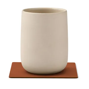 Corduroy glasunderlägg square - Rust - LIND DNA