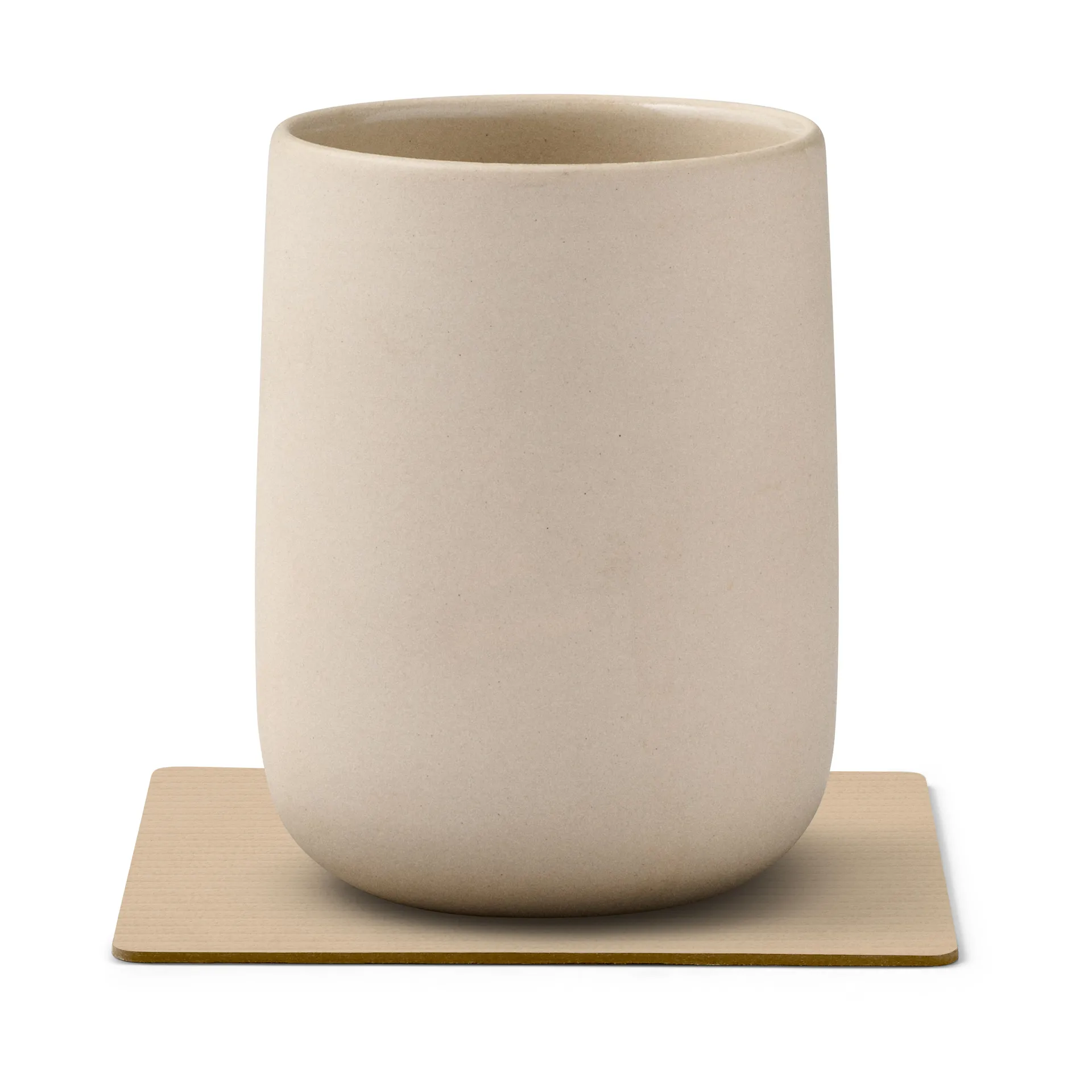 Corduroy glasunderlägg square, Sand LIND DNA