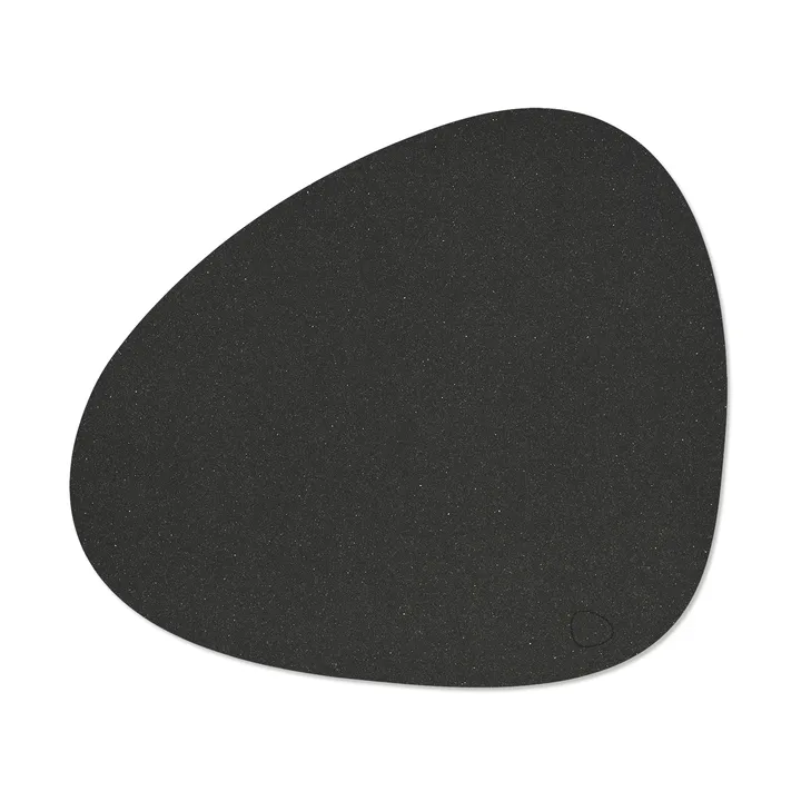 Core bordstablett curve L - Flecked anthracite, 44x37 cm - LIND DNA