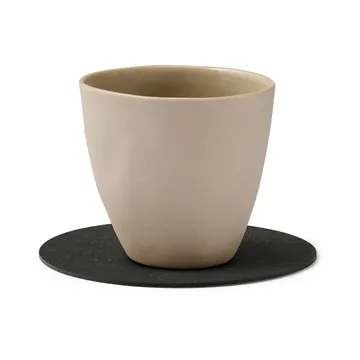 Core glasunderlägg circle - Flecked anthracite - LIND DNA