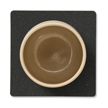 Core glasunderlägg square - Flecked anthracite - LIND DNA