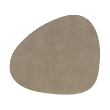 Curve Nupo bordstablett - Nomad grey, 44x37 cm - LIND DNA