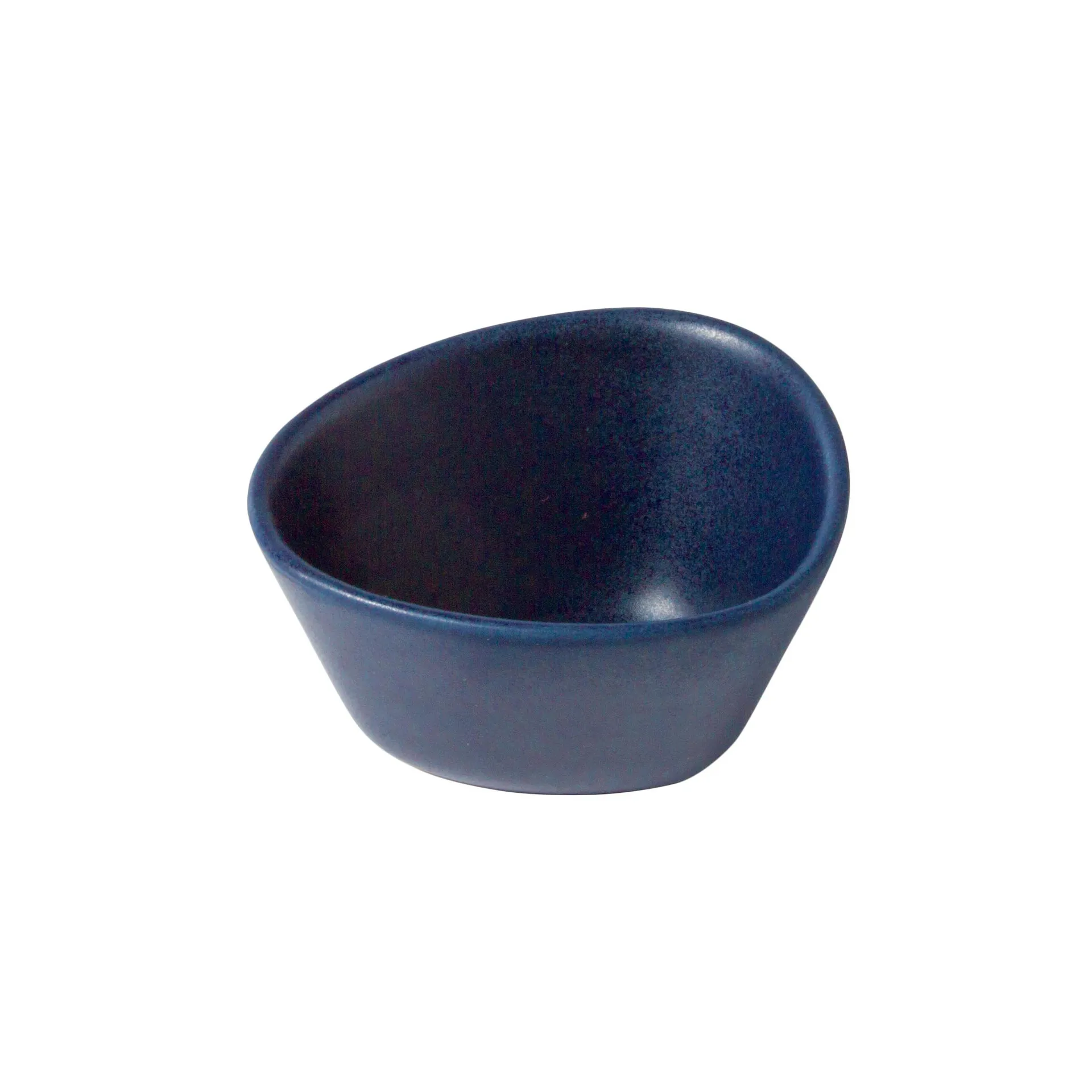 Curve Stoneware skål S 10x11 cm, Navy blue LIND DNA