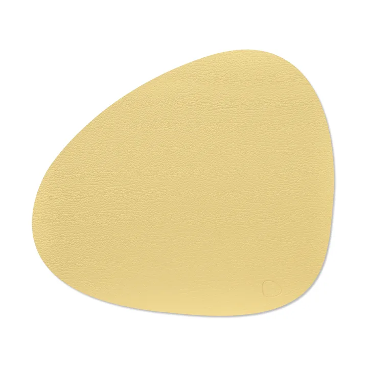 Hippo bordstablett curve L - Guld, 44x37 cm - LIND DNA