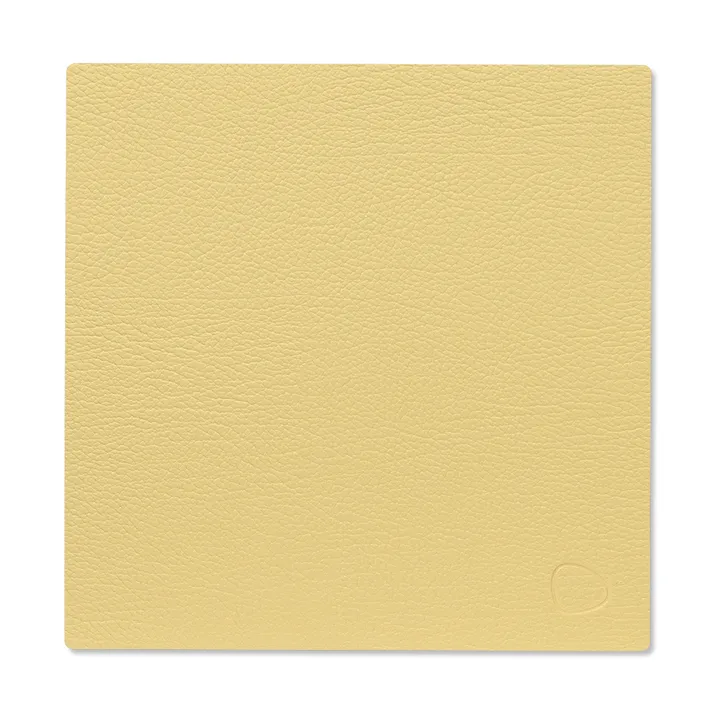 Hippo bordstablett square S - Guld, 28x28 cm - LIND DNA
