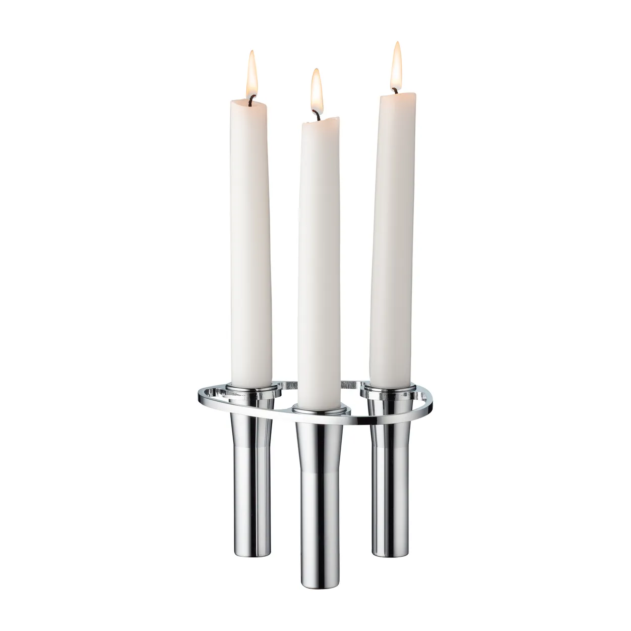 LIND DNA Lind Curve kombinerbar ljusstake krom Triple