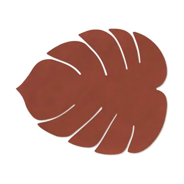 Monstera Leaf Nupo bordstablett L - Sienna, 42x35 cm - LIND DNA