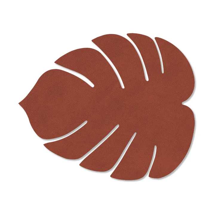Monstera Leaf Nupo bordstablett S - Sienna, 26x22 cm - LIND DNA