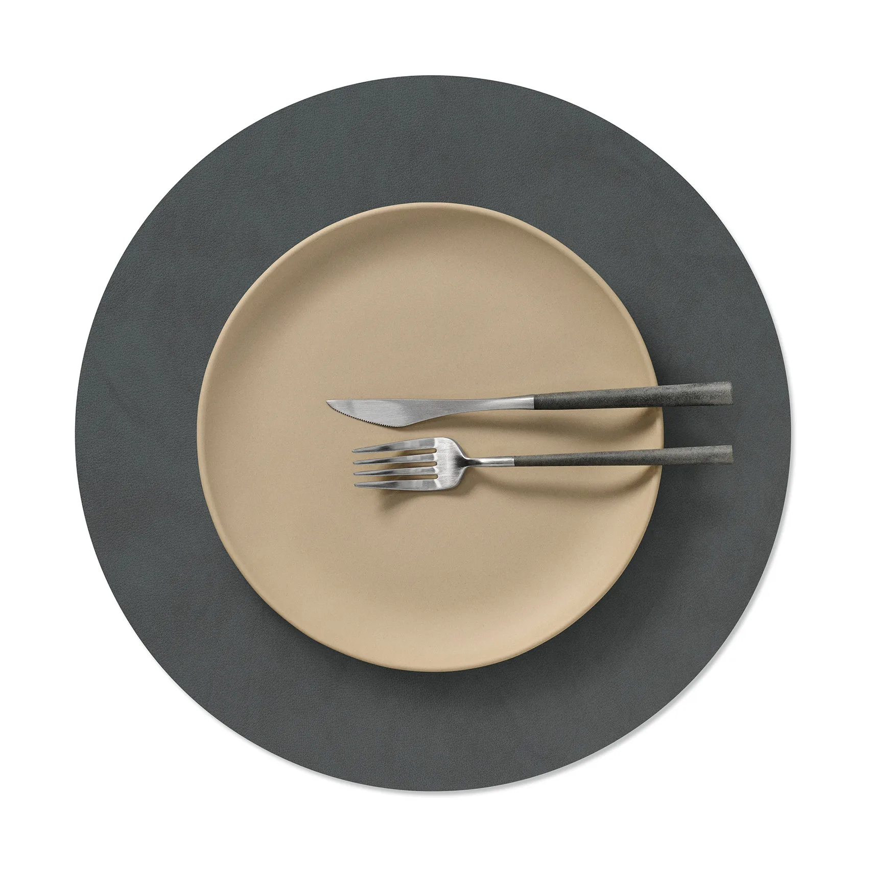 Nupo bordstablett, Anthracite, circle, L LIND DNA