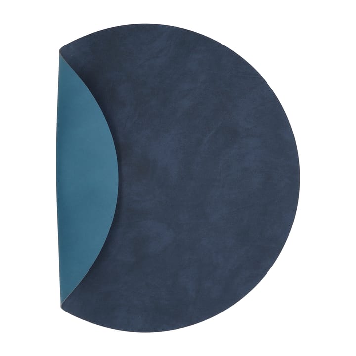 Nupo bordstablett circle vändbar XL 1 st, Midnight blue-petrol LIND DNA
