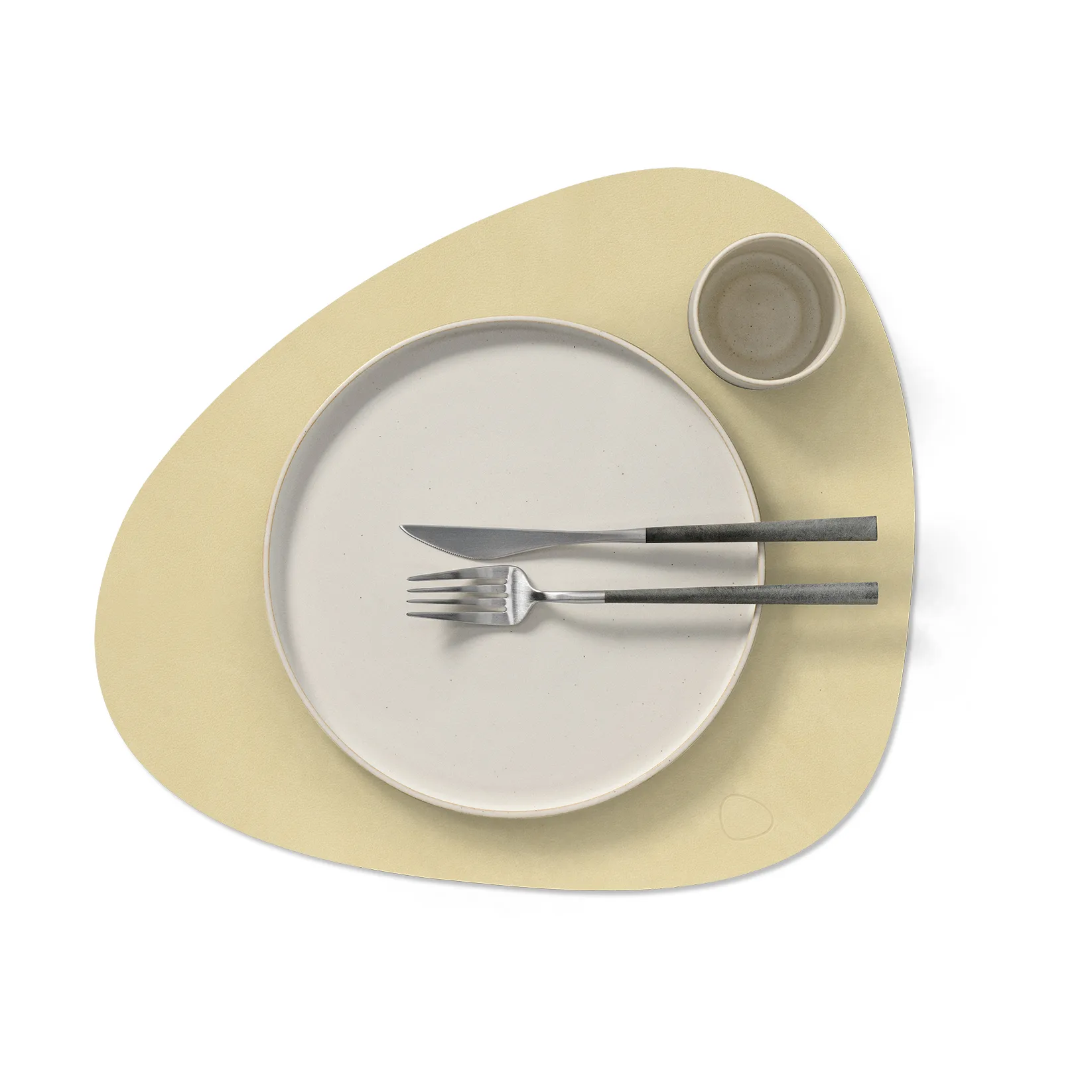 Nupo bordstablett curve L, Lemon sorbet, 44x37 cm LIND DNA