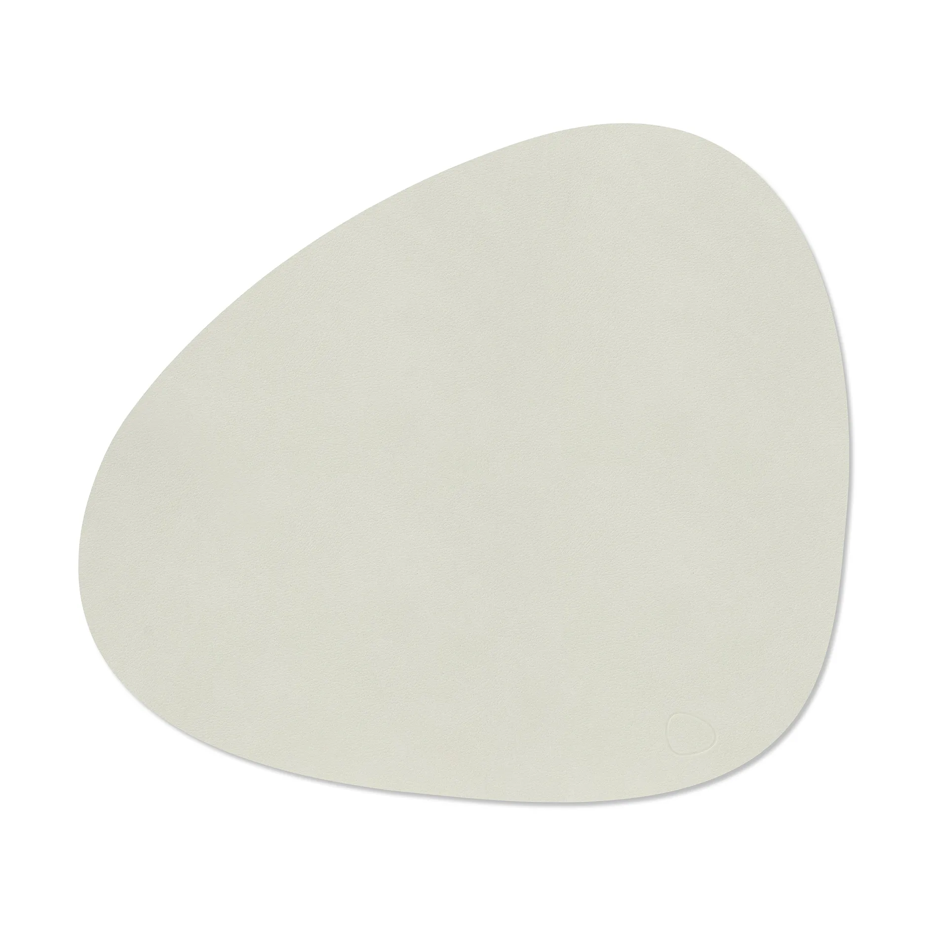 LIND DNA Nupo bordstablett curve L Linen, 44x37 cm