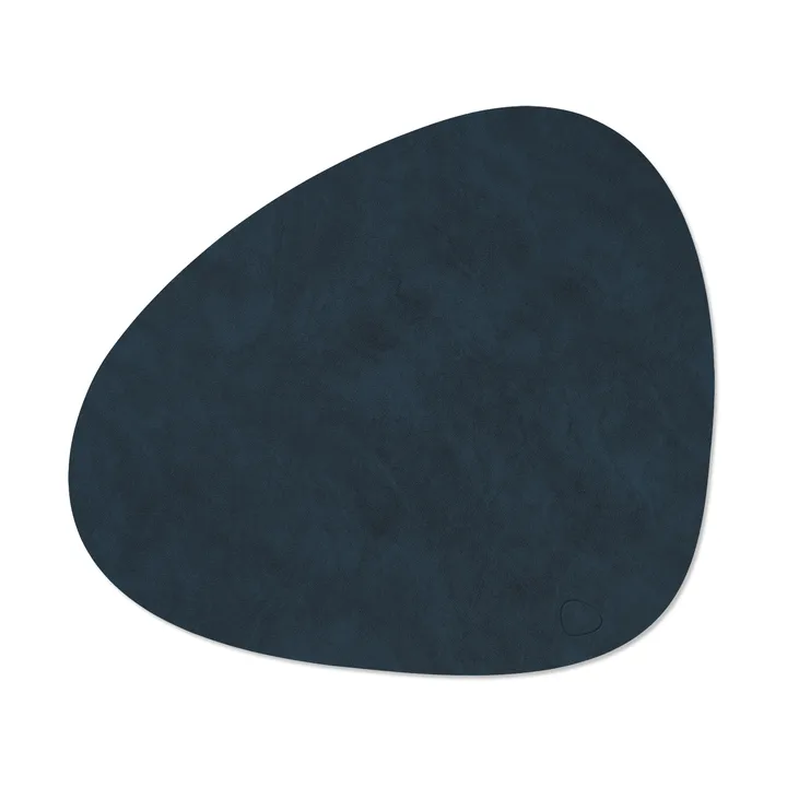Nupo bordstablett curve L - Midnight blue, 44x37 cm - LIND DNA