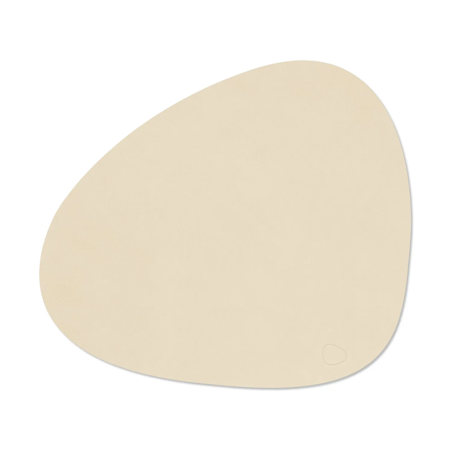 LIND DNA Nupo bordstablett curve L Vanilla, 44x37 cm