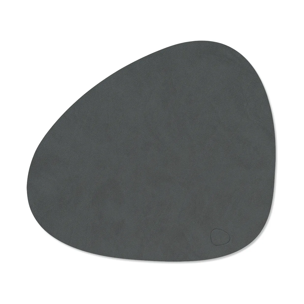 LIND DNA Nupo bordstablett curve M Anthracite, 35x31 cm
