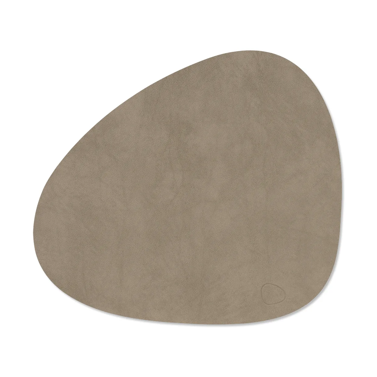LIND DNA Nupo bordstablett curve M Nomad grey, 35x31 cm