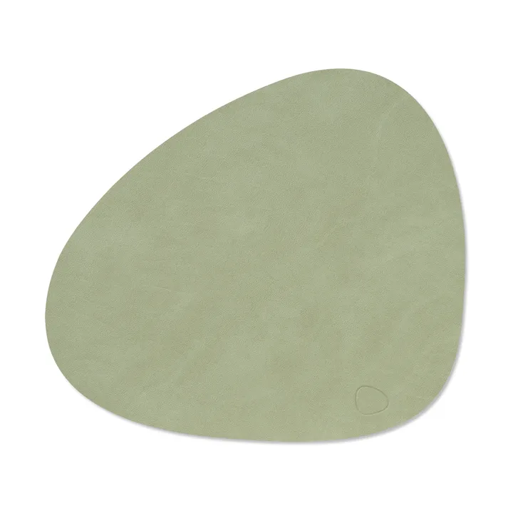 Nupo bordstablett curve M - Olive green, 35x31 cm - LIND DNA