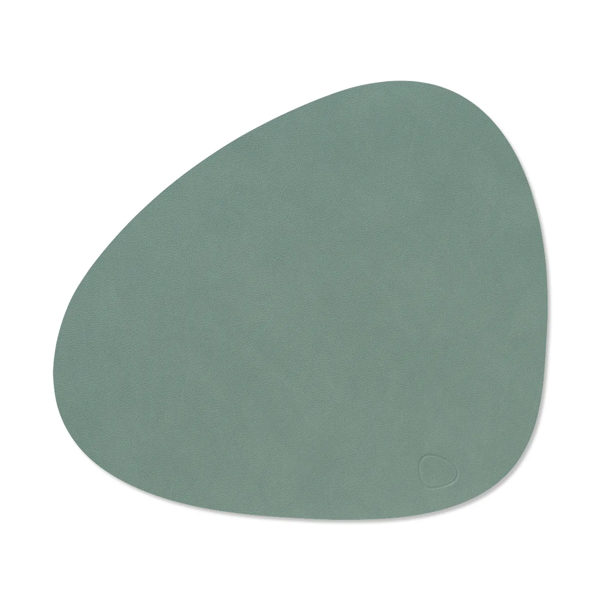 LIND DNA Nupo bordstablett curve M Pastel green, 35x31 cm
