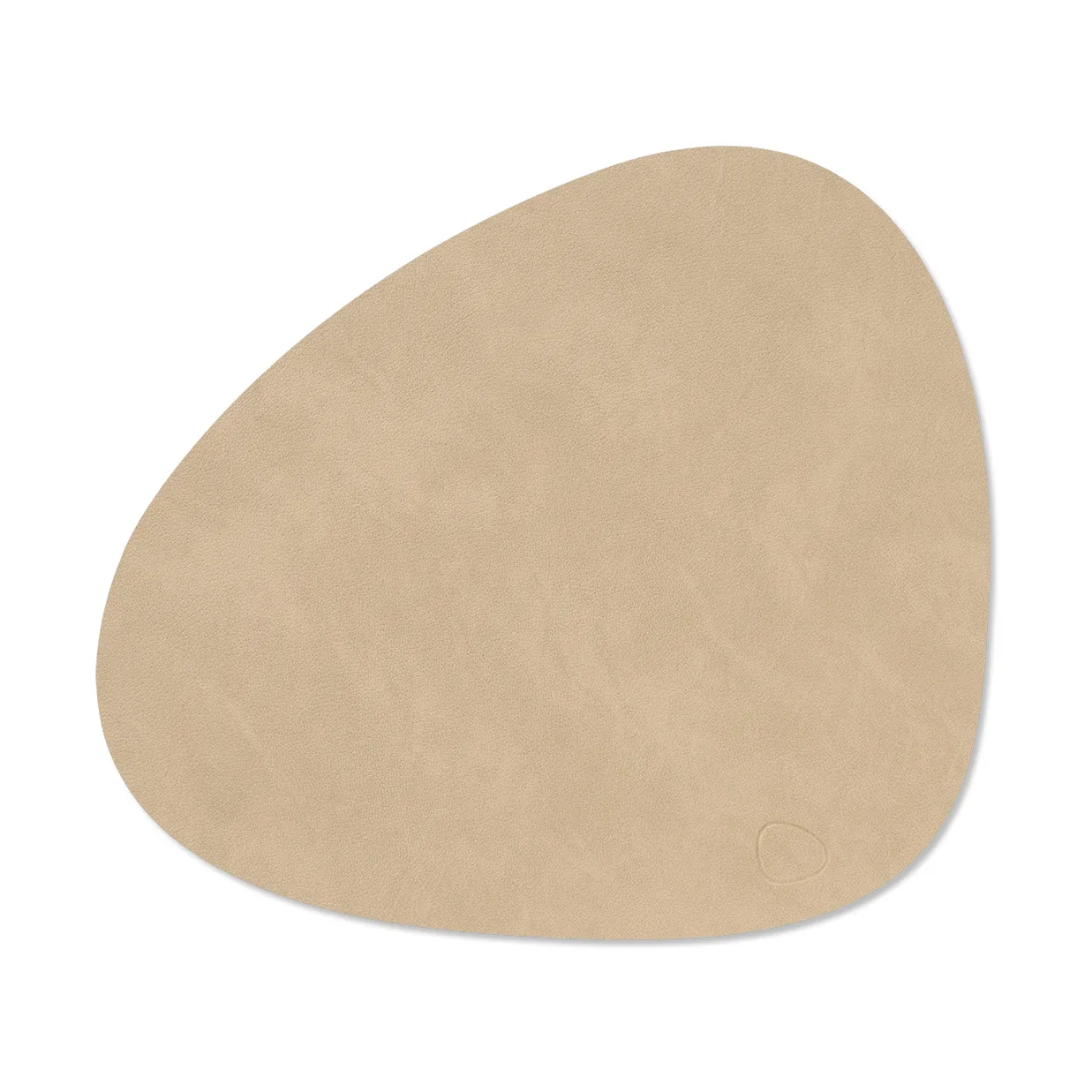 LIND DNA Nupo bordstablett curve M Sand, 35x31 cm