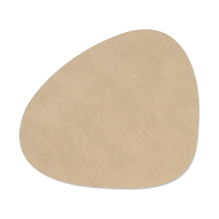 Nupo bordstablett curve M - Sand, 35x31 cm - LIND DNA
