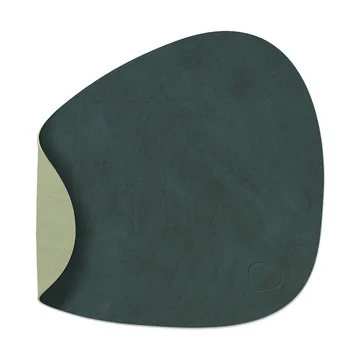Nupo bordstablett curve vändbar S 1 st - Dark green-olive green, 28x24 cm - LIND DNA