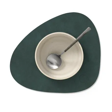 Nupo bordstablett curve vändbar S 1 st - Dark green-olive green, 28x24 cm - LIND DNA