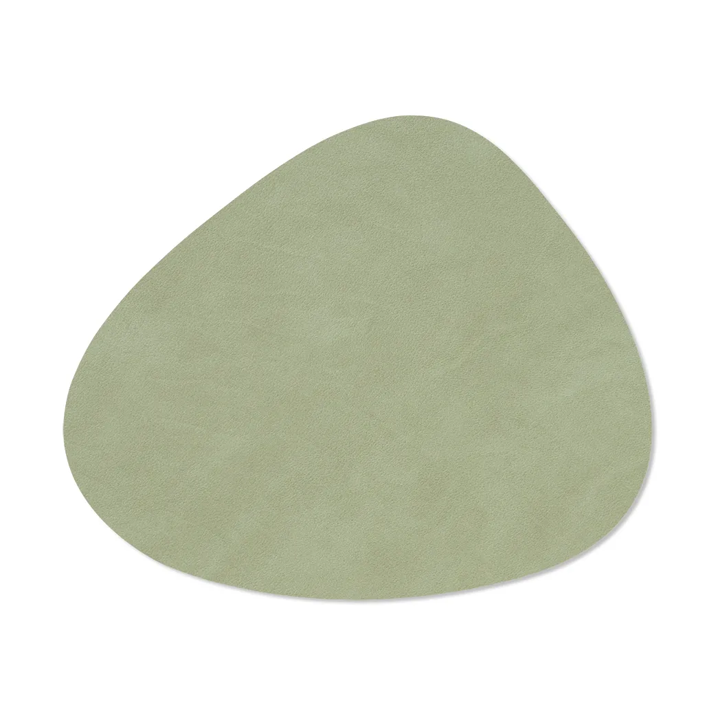 Nupo bordstablett curve vändbar S 1 st, Dark green-olive green, 28x24 cm LIND DNA