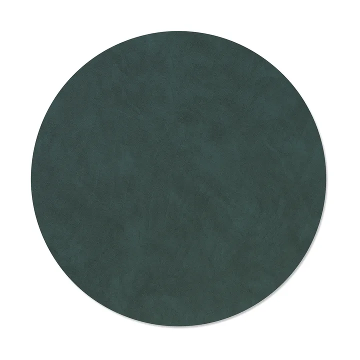 Nupo bordstablett - Dark green, circle, L, Ø38 cm - LIND DNA