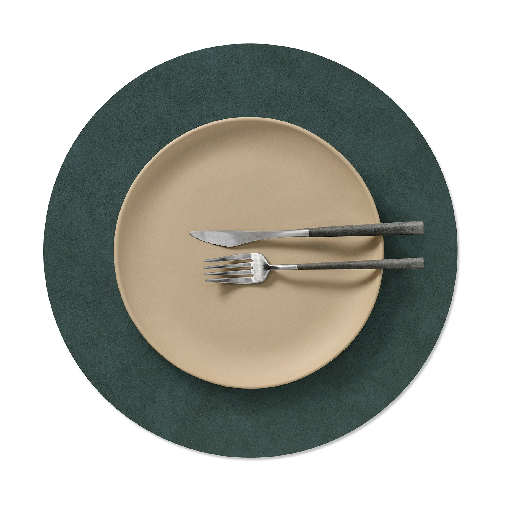 Nupo bordstablett, Dark green, circle, L LIND DNA