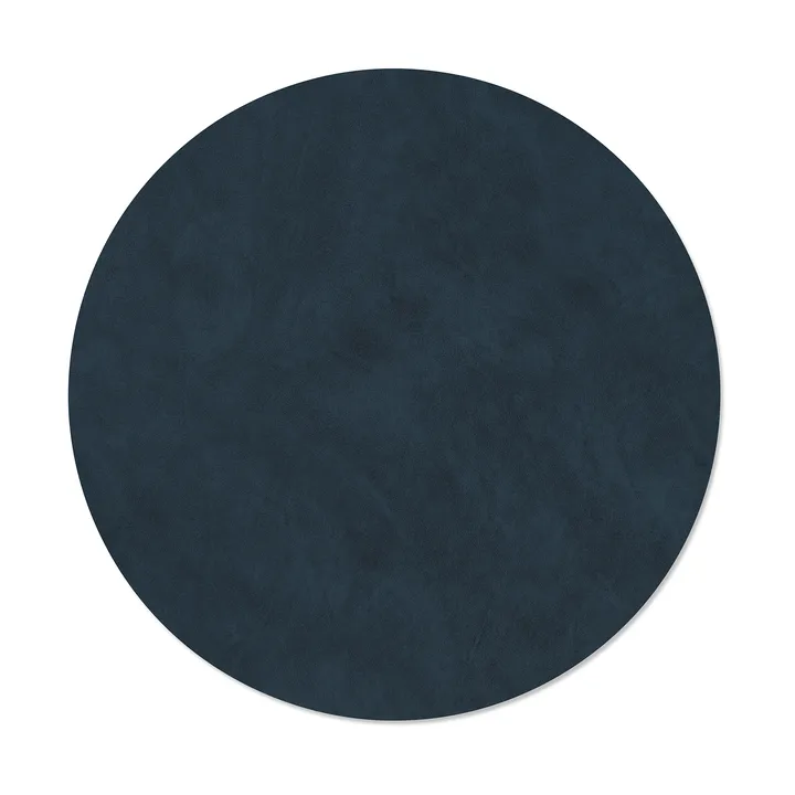 Nupo bordstablett - Midnight blue, circle, L, Ø38 cm - LIND DNA