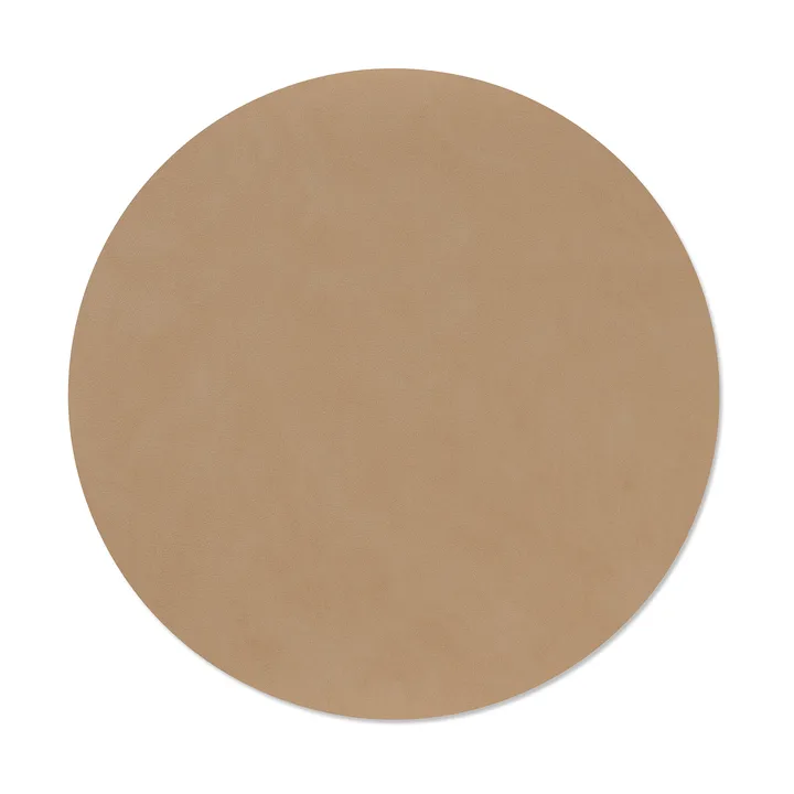 Nupo bordstablett - Nougat, circle, L, Ø38 cm - LIND DNA