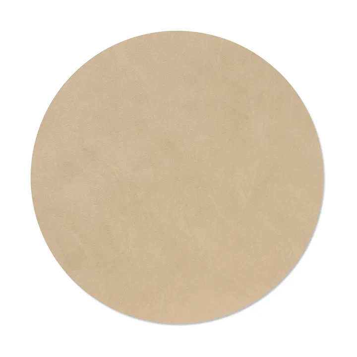 Nupo bordstablett - Sand, circle, L, Ø38 cm - LIND DNA