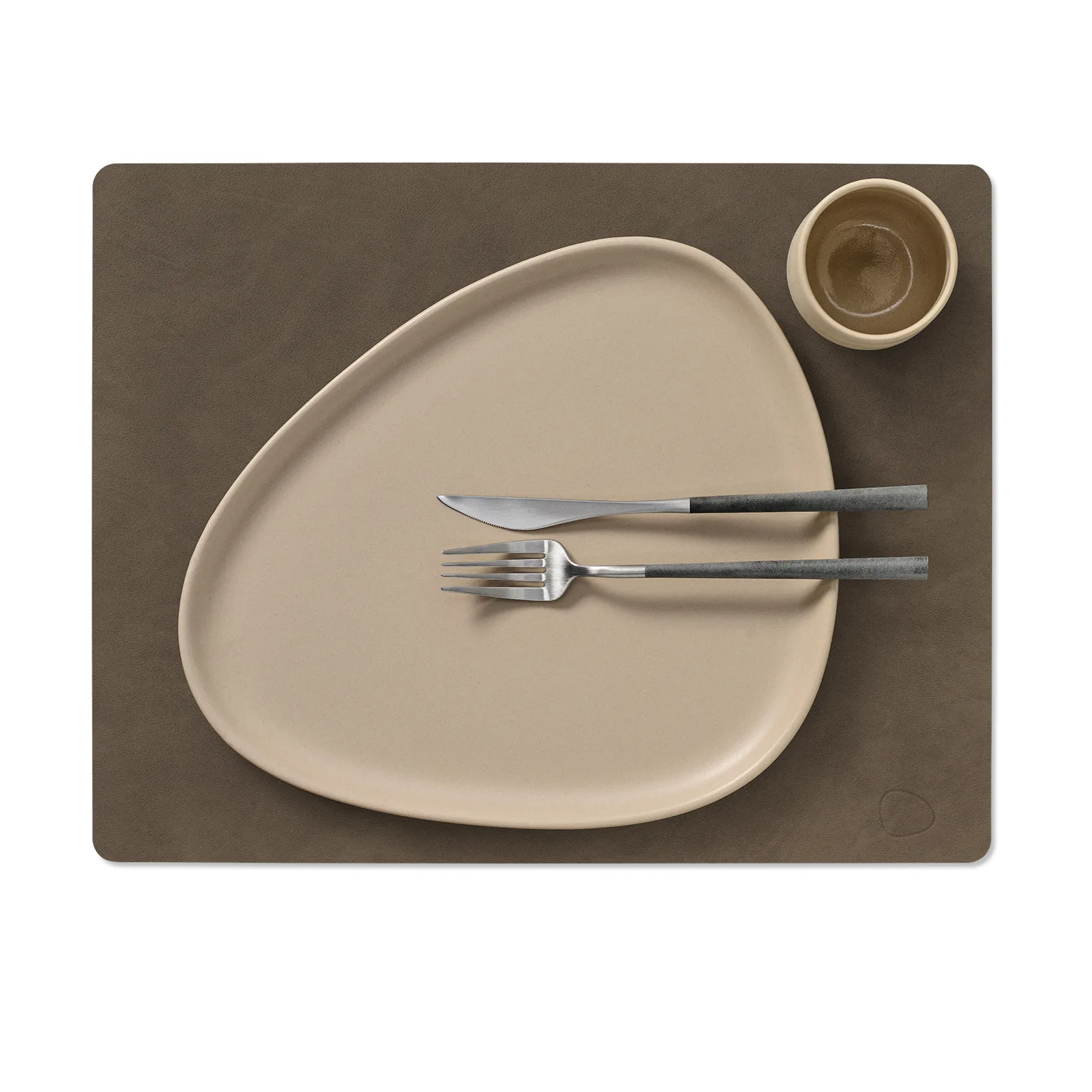 Nupo bordstablett square L, Caviar, 45x35 cm LIND DNA