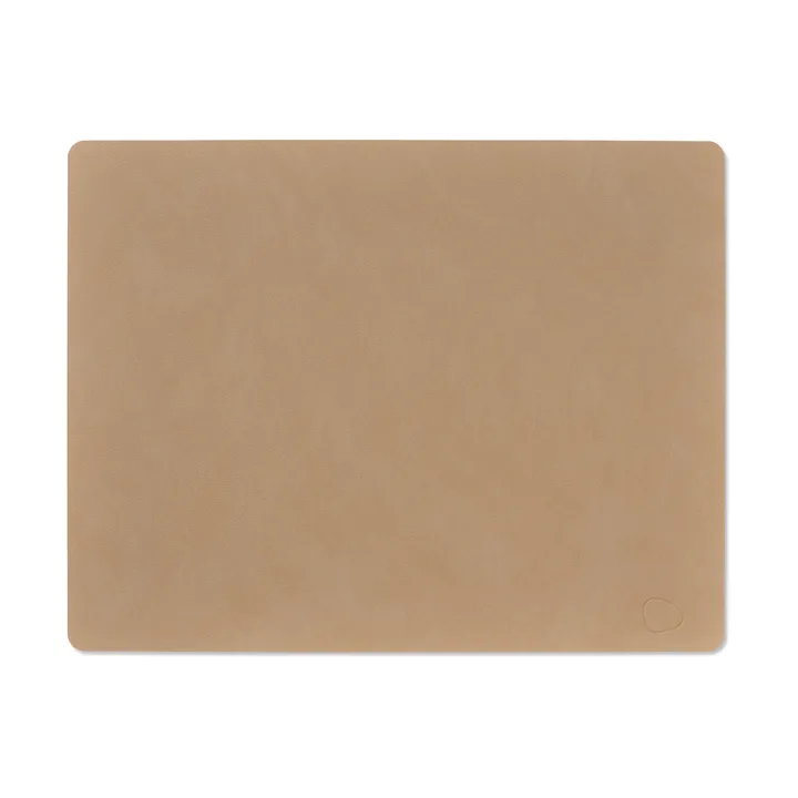 Nupo bordstablett square L - Nougat, 45x35 cm - LIND DNA