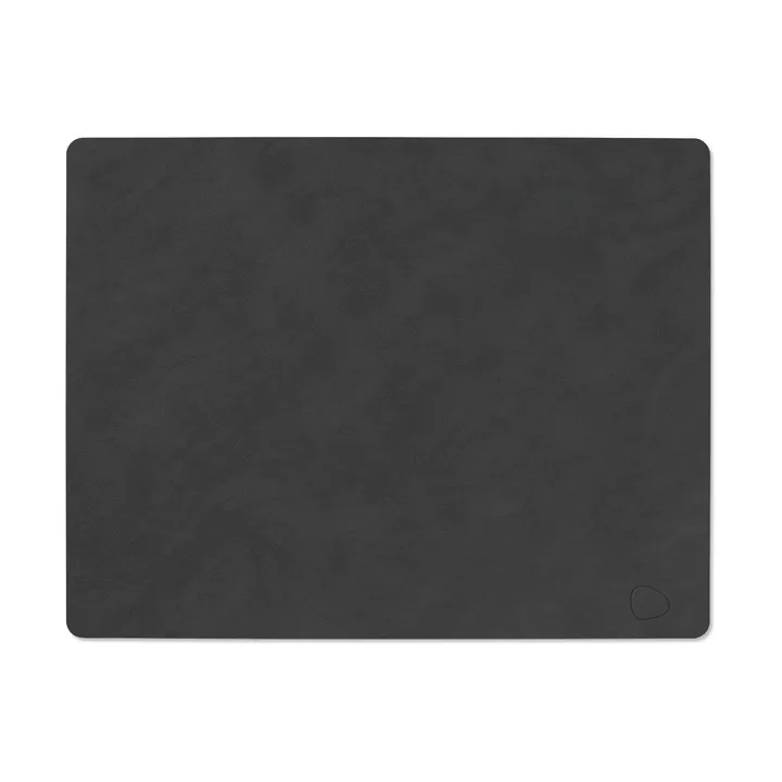 Nupo bordstablett square L - Svart, 45x35 cm - LIND DNA