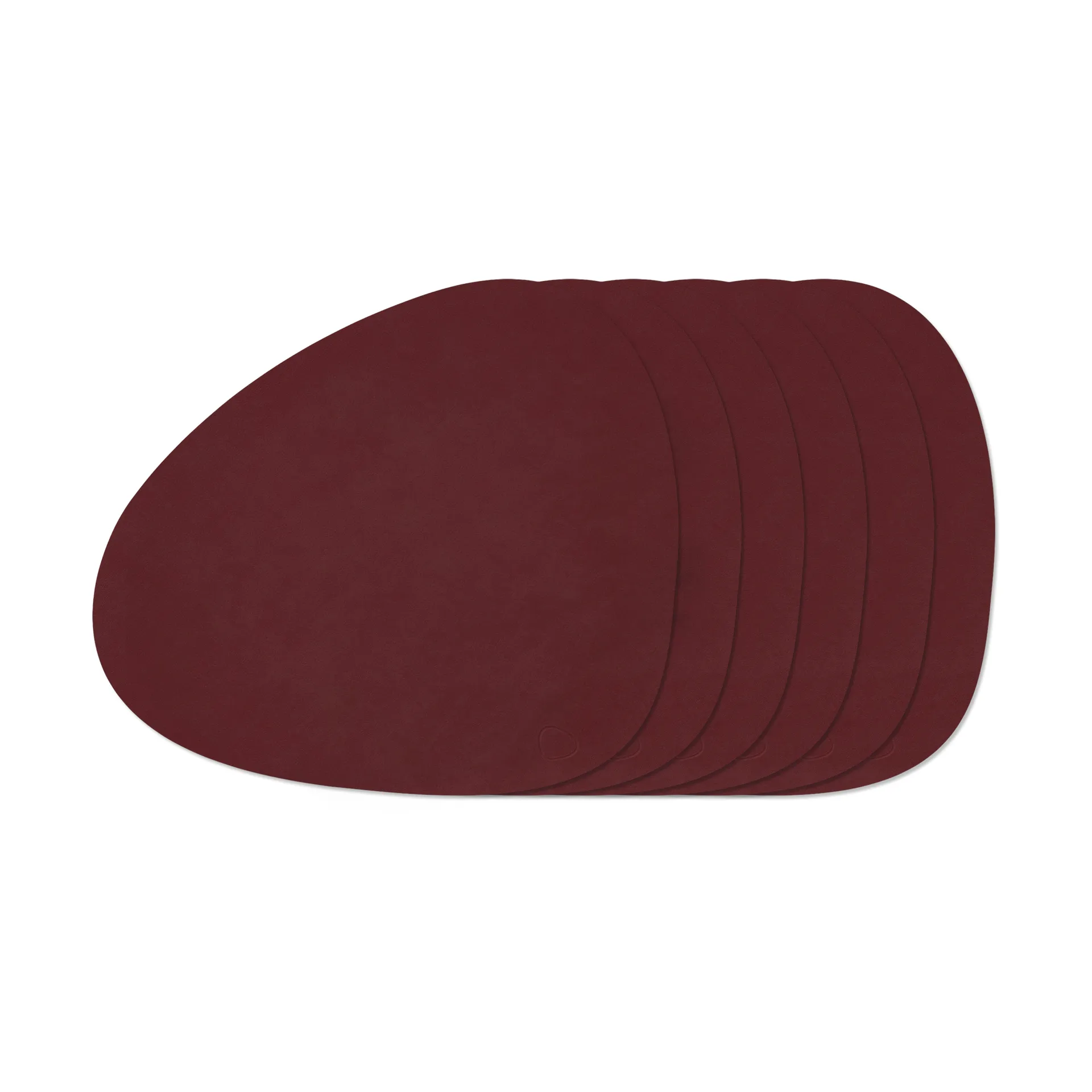Nupo Curve bordstablettset, Burgundy, 6-pack LIND DNA