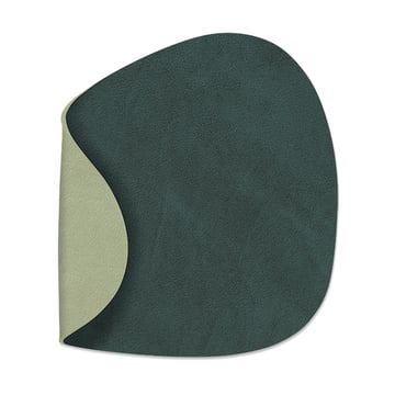 Läs mer om LIND DNA Nupo glasunderlägg curve vändbar 1 st Dark green-olive green