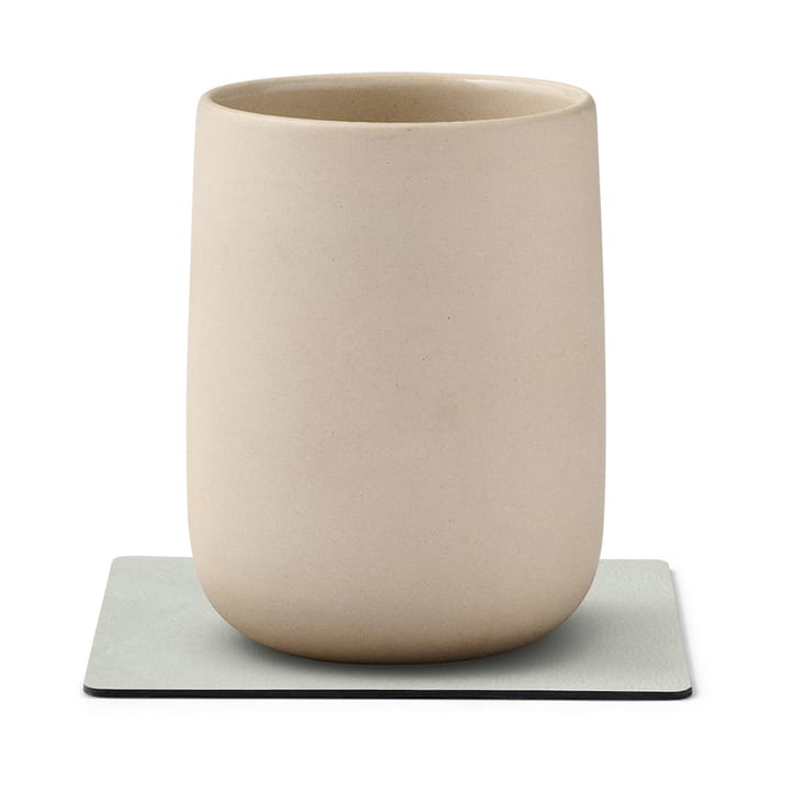 Nupo glasunderlägg square, metallic (stengrå) LIND DNA