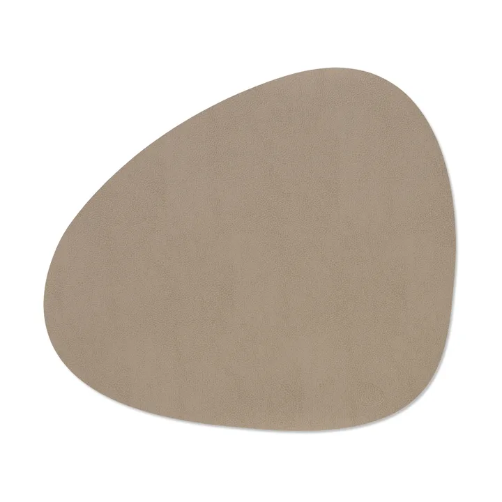 Serene bordstablett curve L 37x44 cm - Mole Grey, 37x44 cm - LIND DNA