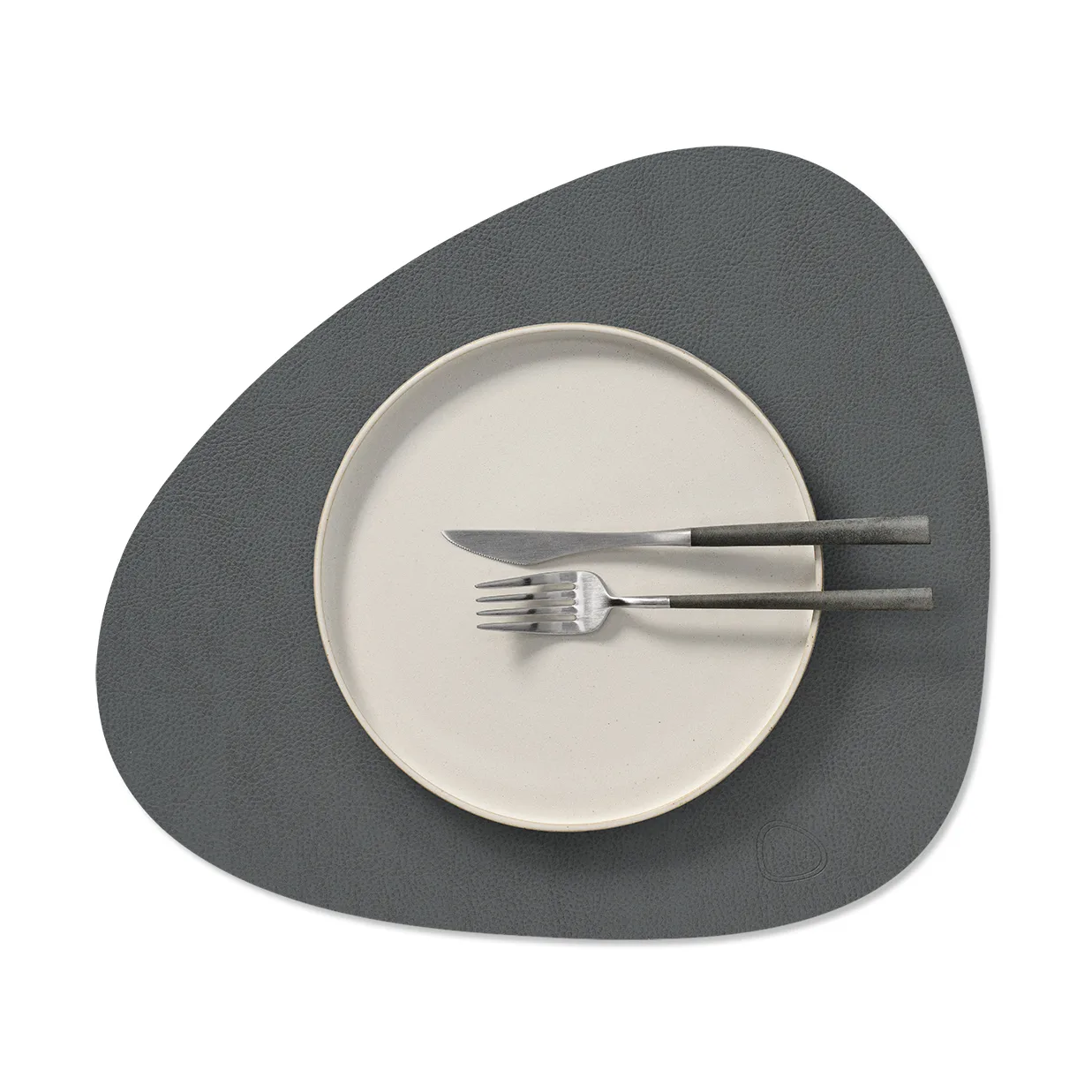 Serene bordstablett curve M, Anthracite, 35x31 cm LIND DNA