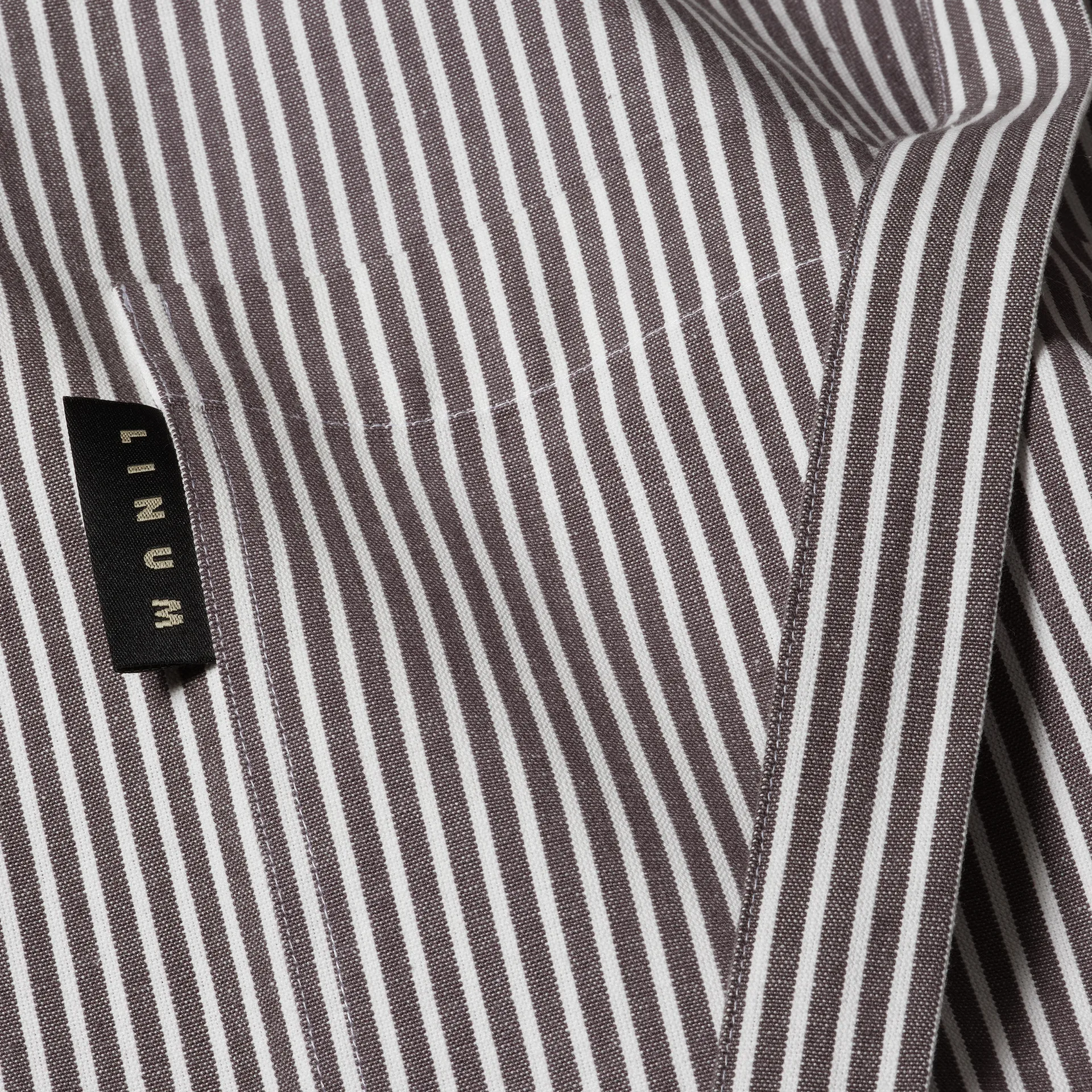 Emma förkläde, Granitgrå Linum