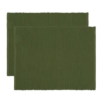 Uni bordstablett 35x46 cm 2-pack - Mörk olivgrön - Linum