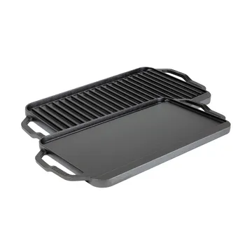 Chef collection vändbar stek- och grillplatta - 50x25 cm - Lodge