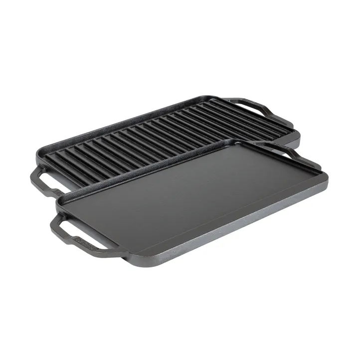 Chef collection vändbar stek- och grillplatta - 50x25 cm - Lodge