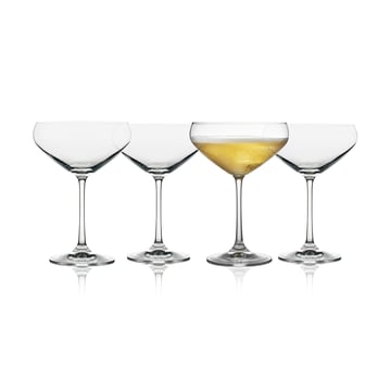 Lyngby Glas Juvel champagneglas coupe 34 cl 4-pack Kristall