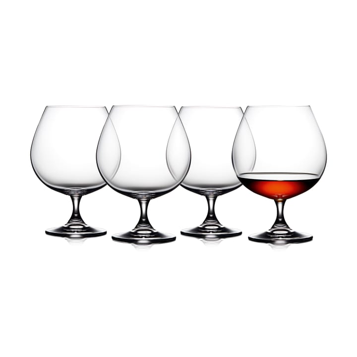 Juvel konjaksglas 69 cl 4-pack - Kristall - Lyngby Glas