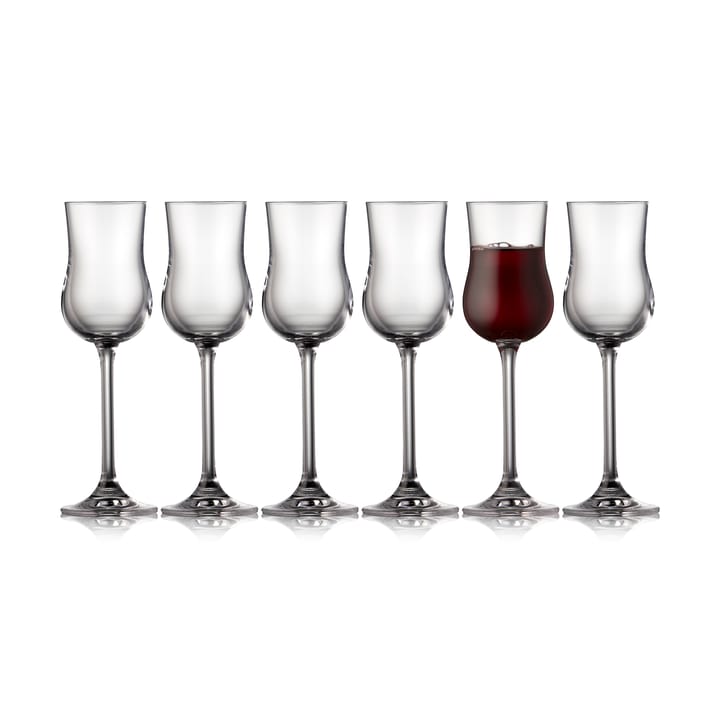 Juvel portvinsglas 9 cl 6-pack - Kristall - Lyngby Glas