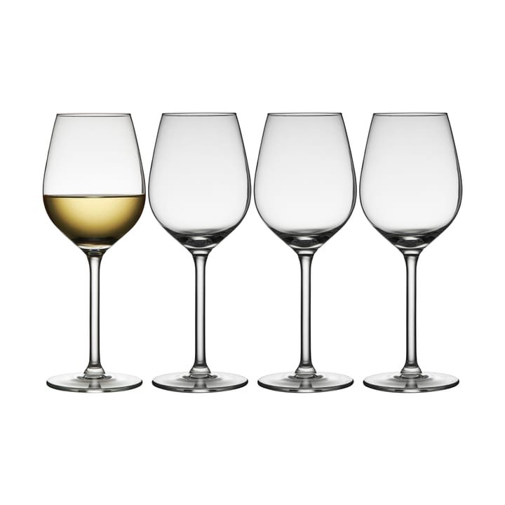 Juvel vitvinsglas 38 cl 4-pack - Klar - Lyngby Glas