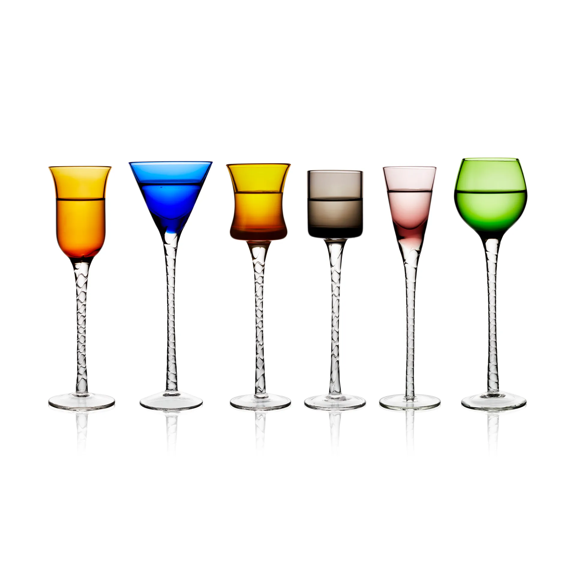 London snapsglas 2,5-5 cl 6 delar, Mix Lyngby Glas